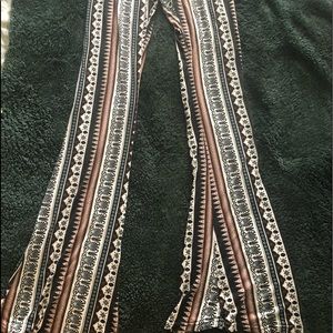 Printed stretchy pants